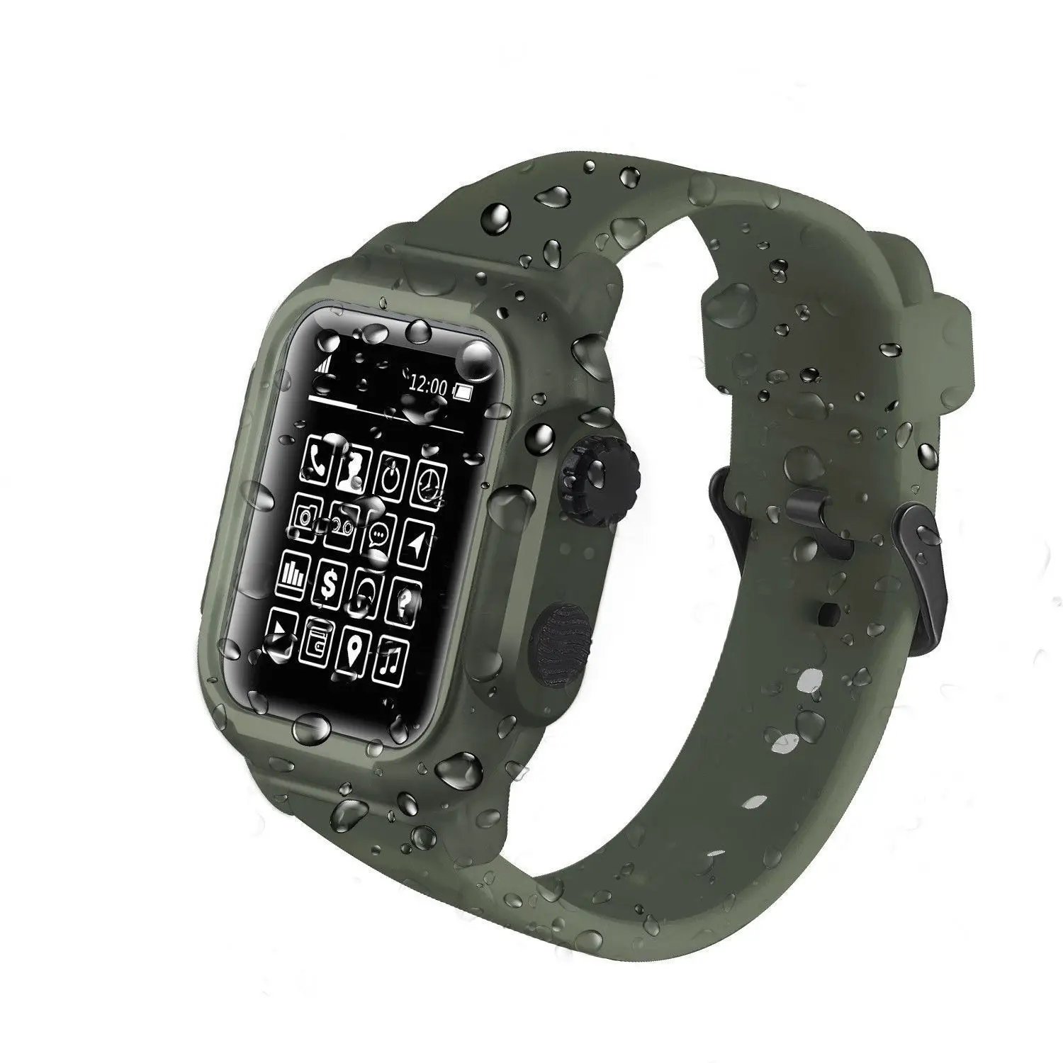 Силиконовый чехол для iWatch Apple Watch Series 4 3 2 42 мм 44 330 футов|Смарт-аксессуары| |