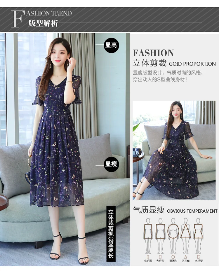 Элегантные цветочные шифоновые Boho летние миди-платья новые винтажные Большие размеры пляжный Макси-сарафан с принтом женские облегающие вечерние платья
