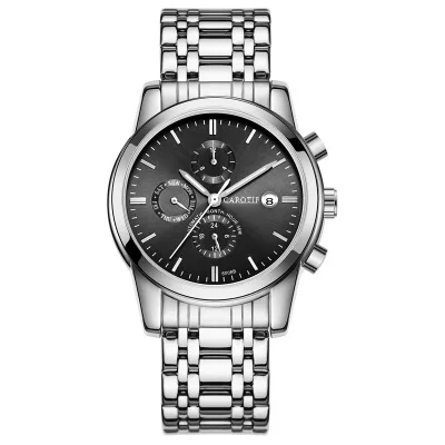 CAROTIF автоматическая-Self-Wind механические мужские часы Montre полный сталь мужской Reloj