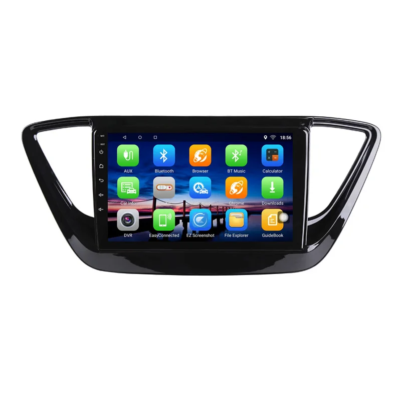 9 &quot2 + 32G 2.5D IPS Android 8 1 автомобильный DVD мультимедийный плеер GPS для Hyundai Verna Solaris 2017 2018