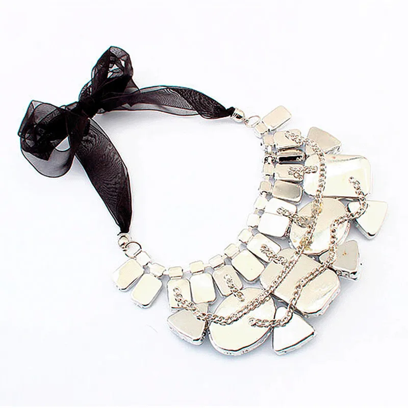 Роскошное ожерелье F &amp U огромные красочные ожерелья-воротники богемный стиль