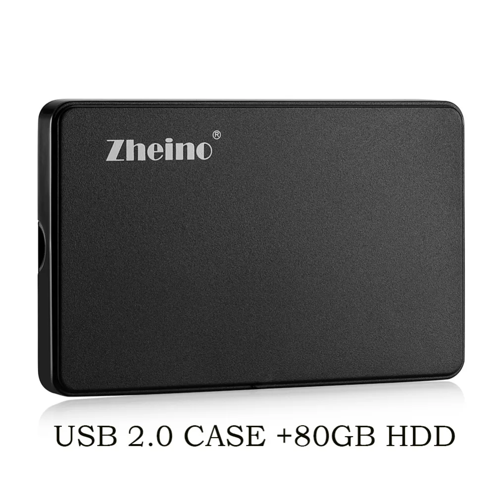 Внешний жесткий диск Zheino 2 5 дюйма PATA к USB 0 80 ГБ портативный HDD для ПК ноутбука