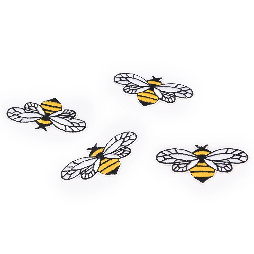 1 шт. патчи с пчелами вышитая термоклейкая нашивка для одежды наклейка сумки брюк