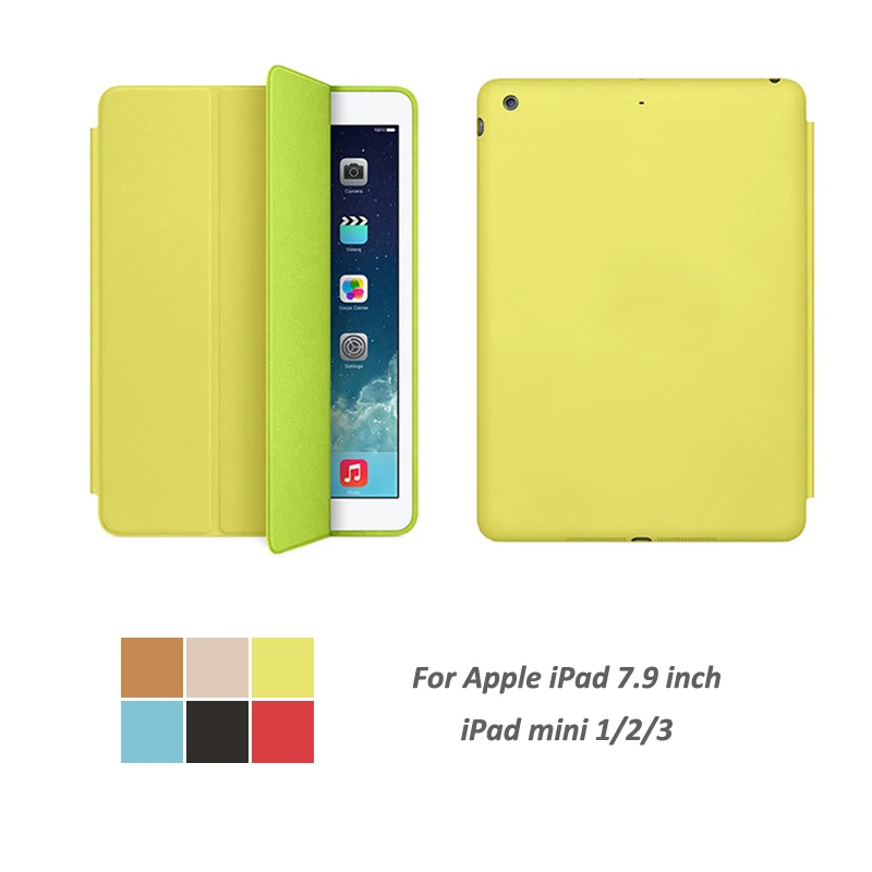 Чехол-книжка для ipad mini 1/2/3 тонкий с функцией автоматического сна и пробуждения |