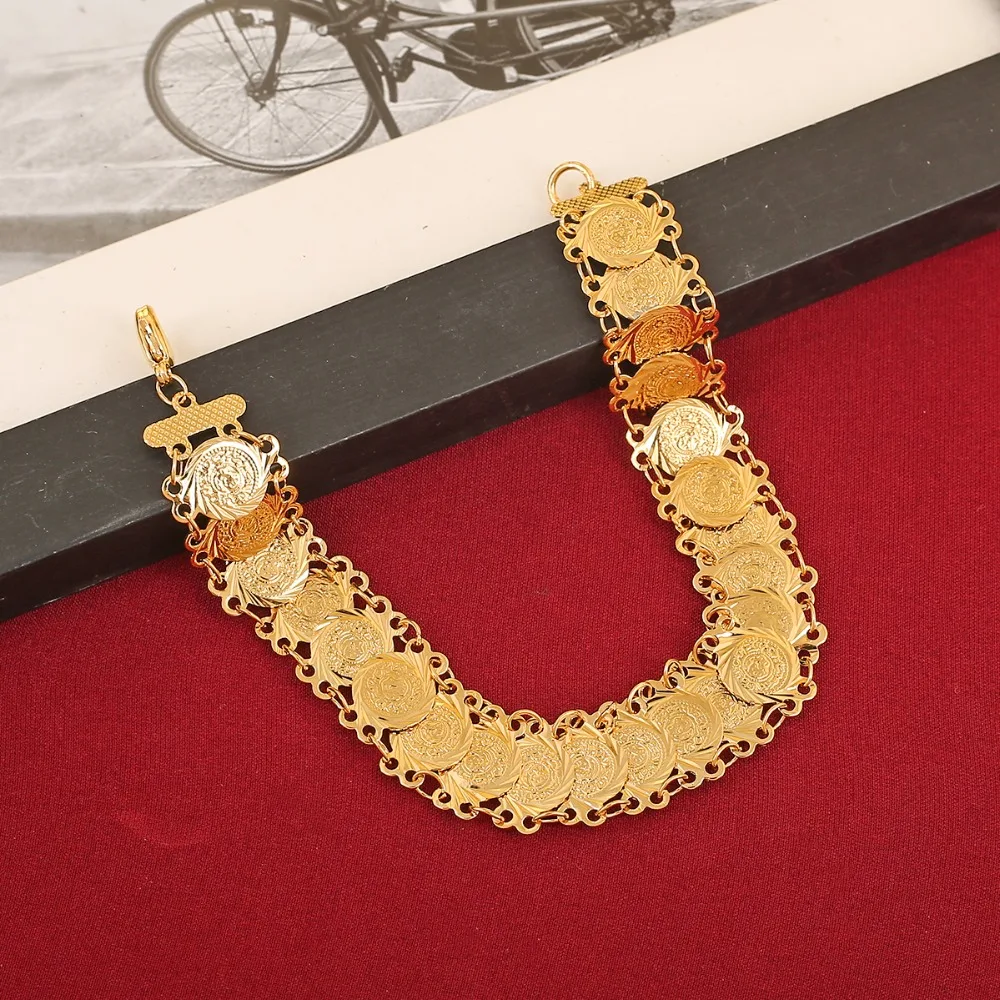 Allah золотой браслет ювелирные изделия Модный цвет религиозный антикварный для
