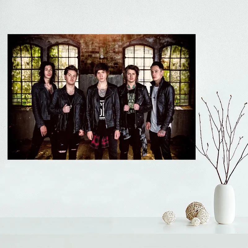 Mondern Custom Bring Me The Horizon Canvas картина стене плакат cloth print DIY Fabric постер| |