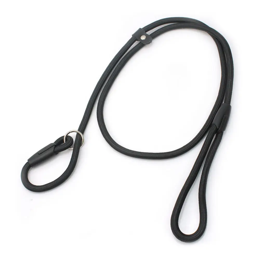 Черная мягкая Повседневная нейлоновая веревка для домашних питомцев и щенков
