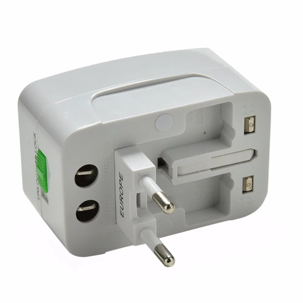 Universal Travel Plug Adapter All in 1 AC Power Charger Electrical for AU EU UK US Retail Package | Компьютеры и офис
