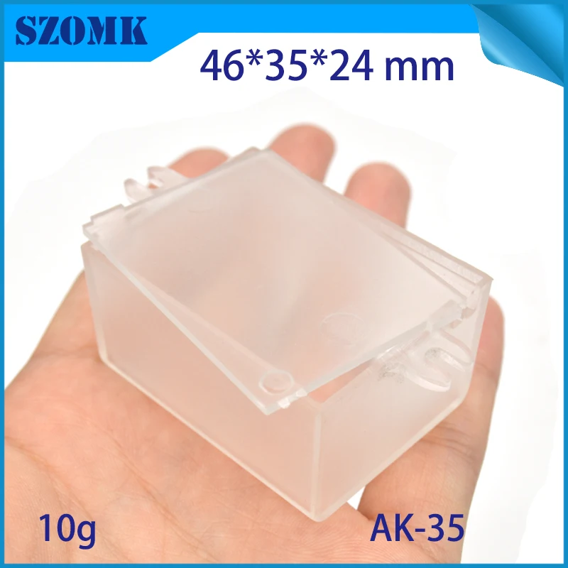 Пластиковый прозрачный корпус szomk из АБС-пластика 50 шт. в партии светодиодная