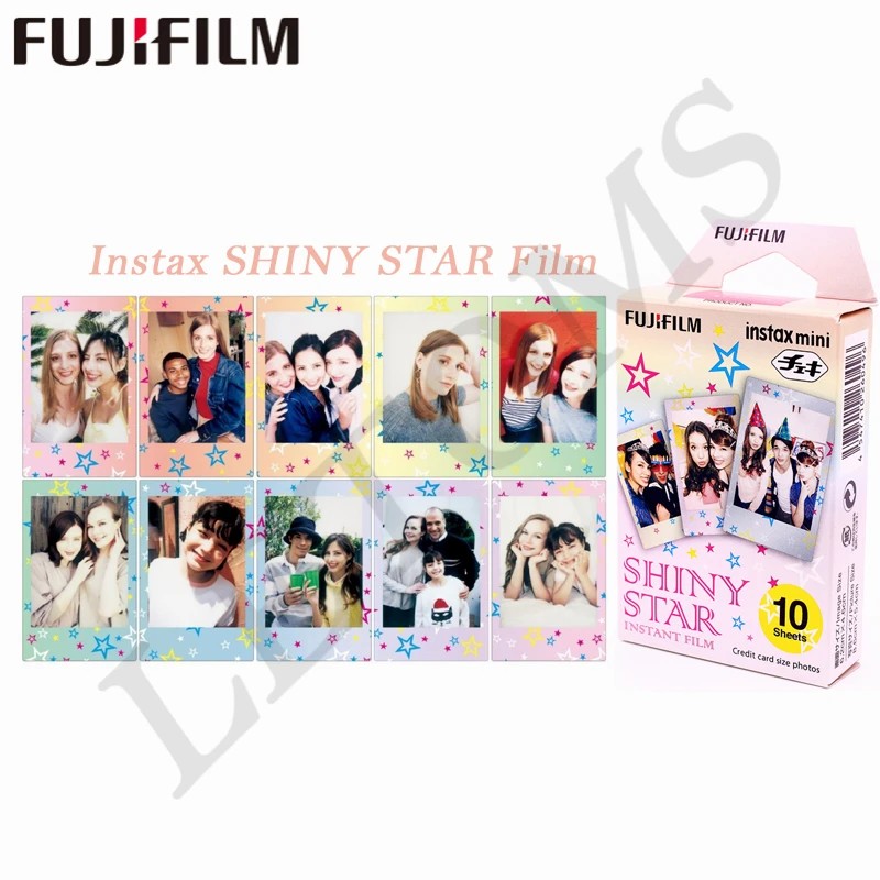 Фотобумага Fujifilm 20 листов Instax Mini TSUM + SHINY STAR для фотокамер 8 7s 25 50s 90 9 SP-1 SP-2 |
