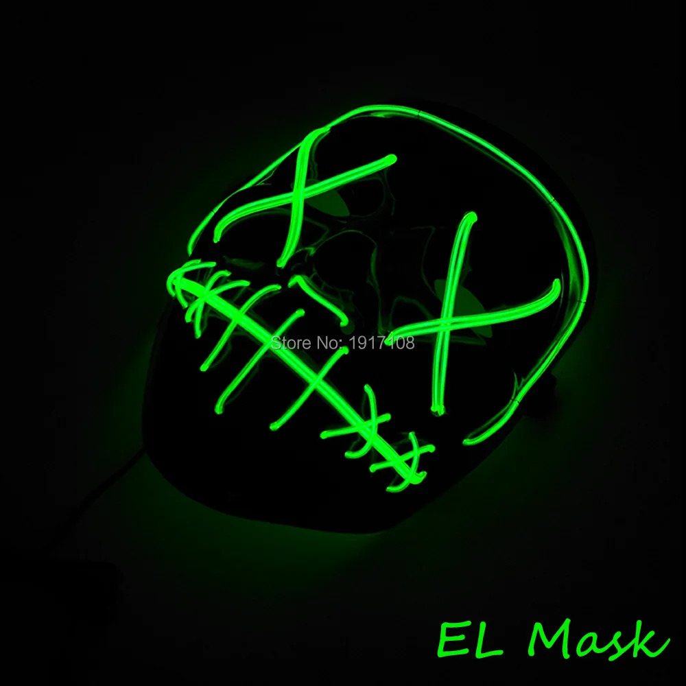 Устойчивый на светящиеся вечерние маска светильник шнуровке модные Клоун Маска