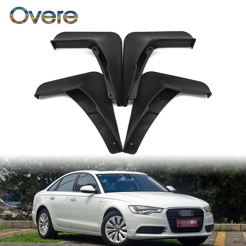 

Overe автомобильные передние и задние брызговики для Audi A6 C7 2011 2012 2013 2014 2015 седан брызговики аксессуары брызговик автомобильный Стайлинг