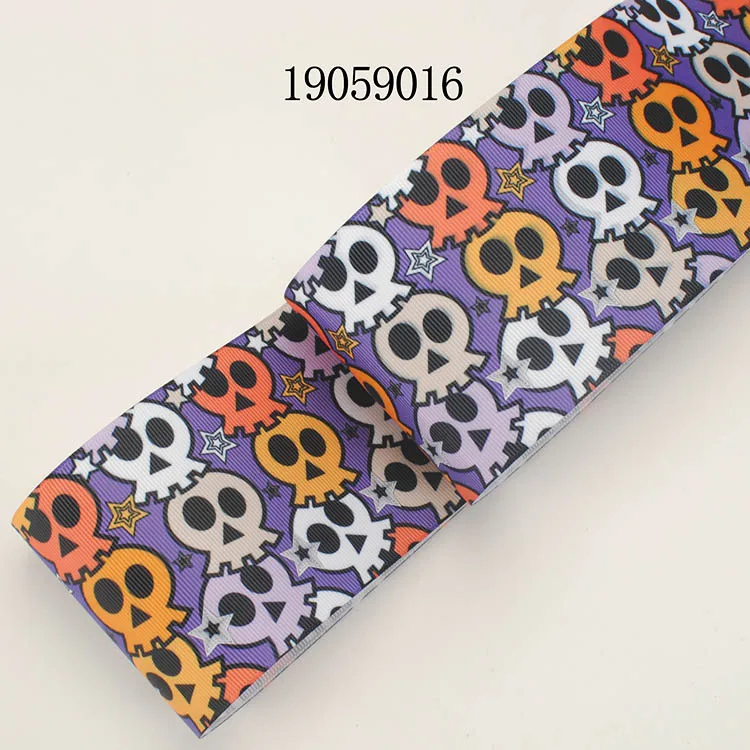 

10yards -different sizes -Halloween-halloween ribbon printed Grosgrain ribbon 19059014