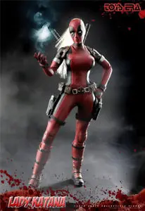 Для коллекции woman pool 1/6 TE021 Lady Katana lady deadpool фигурка кукла игрушка полный