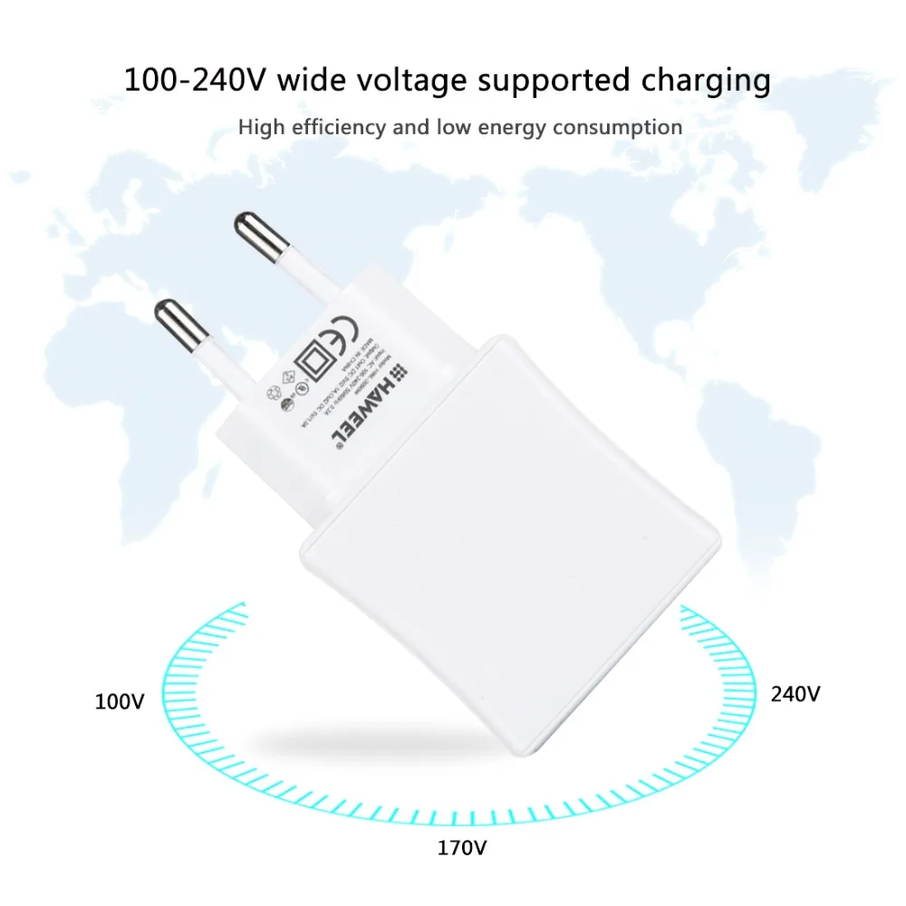 USB Зарядное устройство ЕС plug 2 порты Попутчики Max 3.1A для iPhone 7/7 Plus/6 /6s/6s Плюс/iPad/samsung