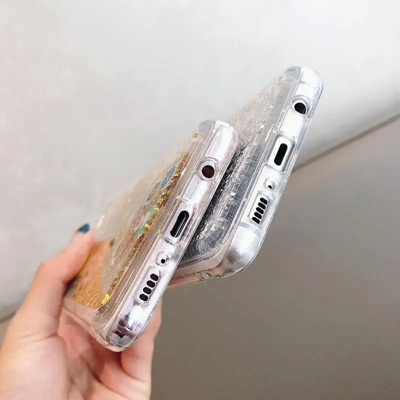Блестящий чехол с жидким песком и зыбучей звездой для Samsung galaxy S10 Lite