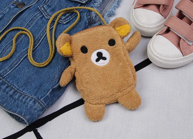 Оригинальный японский domo Кун Медведь Rilakkuma плюшевый Кошелек для детей|Плюшевые
