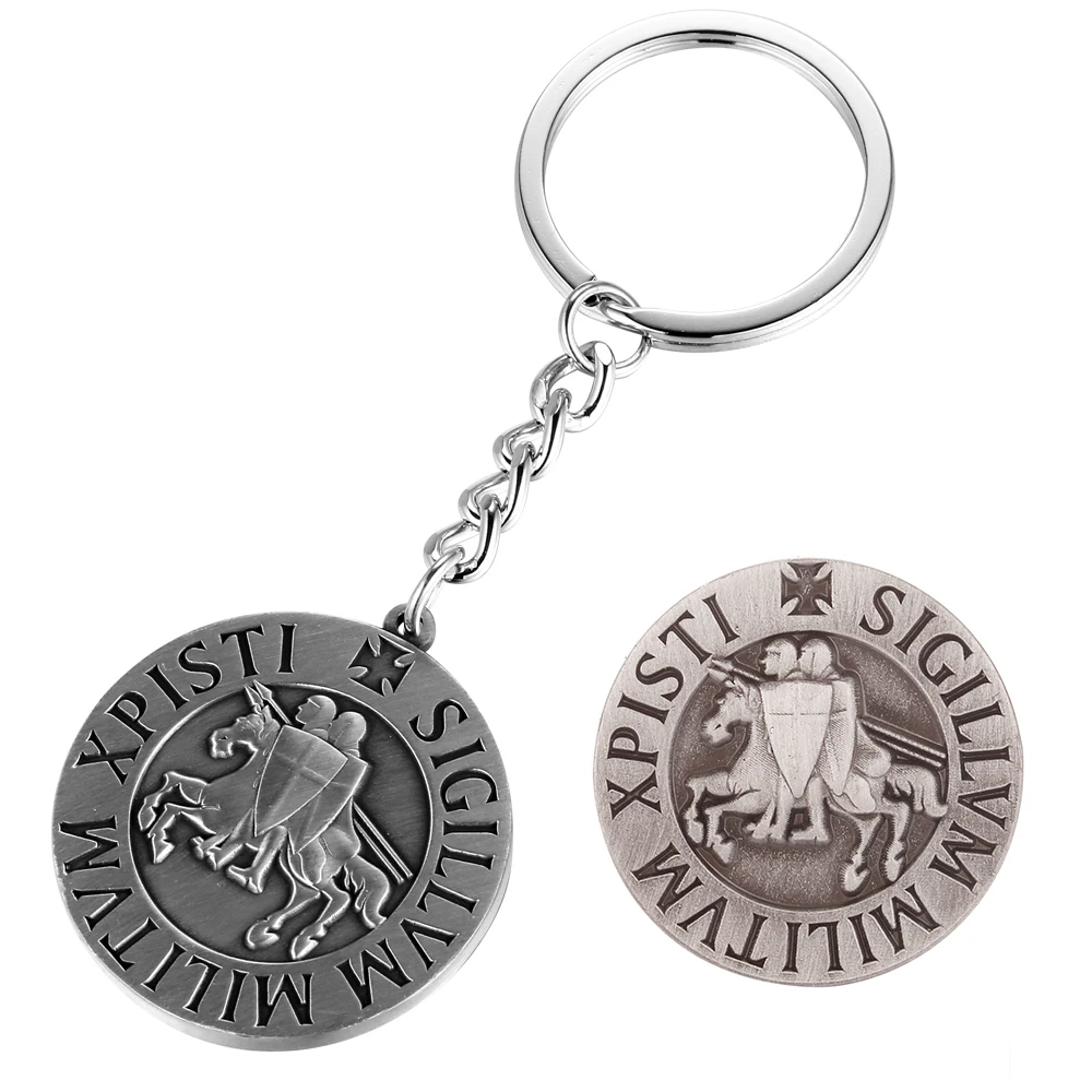 Штифтовая Булавка и кольцо для ключей Masonic Knight Templar Seal|pin pin|pin lapelpin set |