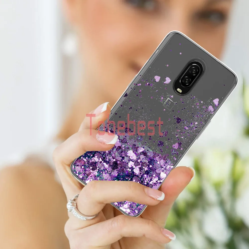 One plus 6T case Dynamic Liquid Quicksand Glitter Case For Plus Coque Oneplus oneplus 1+6T Soft TPU Slicone Cover |