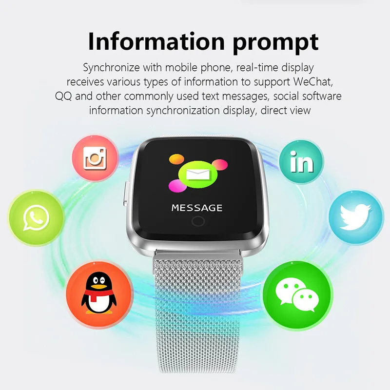 Умные часы с монитором сердечного ритма для мужчин и женщин спортивные