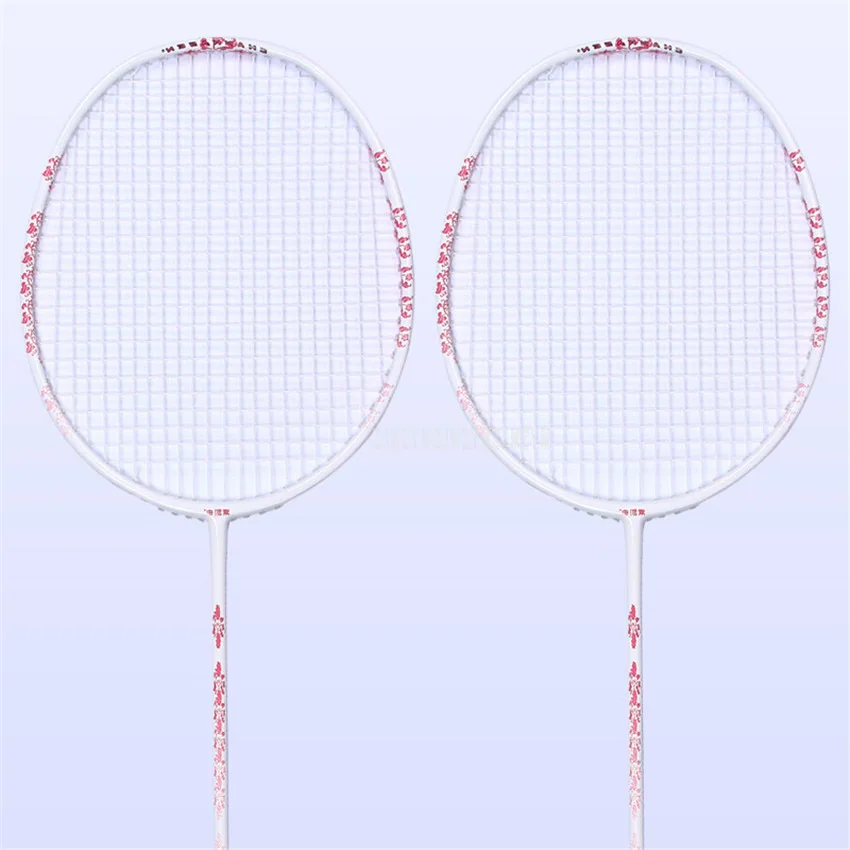 Легкие сине-белые фарфоровые ракетки для бадминтона профессиональные из