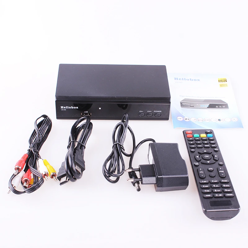 Спутниковый ТВ-приемник Hellobox V5 коаксиальный кабель LNB USB Wi-Fi комплект из 4