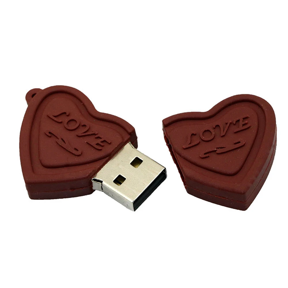 USB-flash мультфильм любовь сладкий шоколад флэш-накопитель 4 ГБ 8 ГБ 16 ГБ 32 ГБ 64 ГБ USB 2,0 флеш-накопитель USB флеш-накопитель флешка