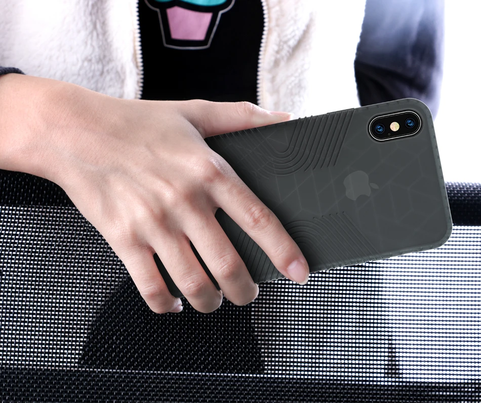 IHaitun роскошный нескользящий чехол для iPhone XS MAX XR X чехол s тонкая капля прозрачная задняя крышка для iPhone XR XS MAX X силиконовый тонкий