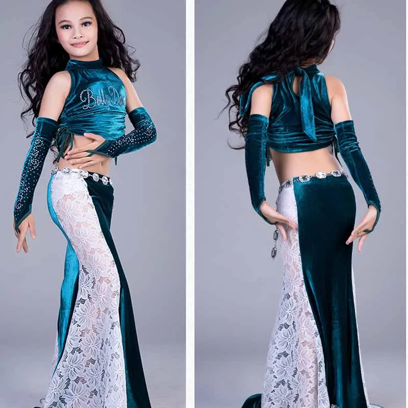 Детские костюмы для танца живота девочек Восточный живот индийские танцевальные