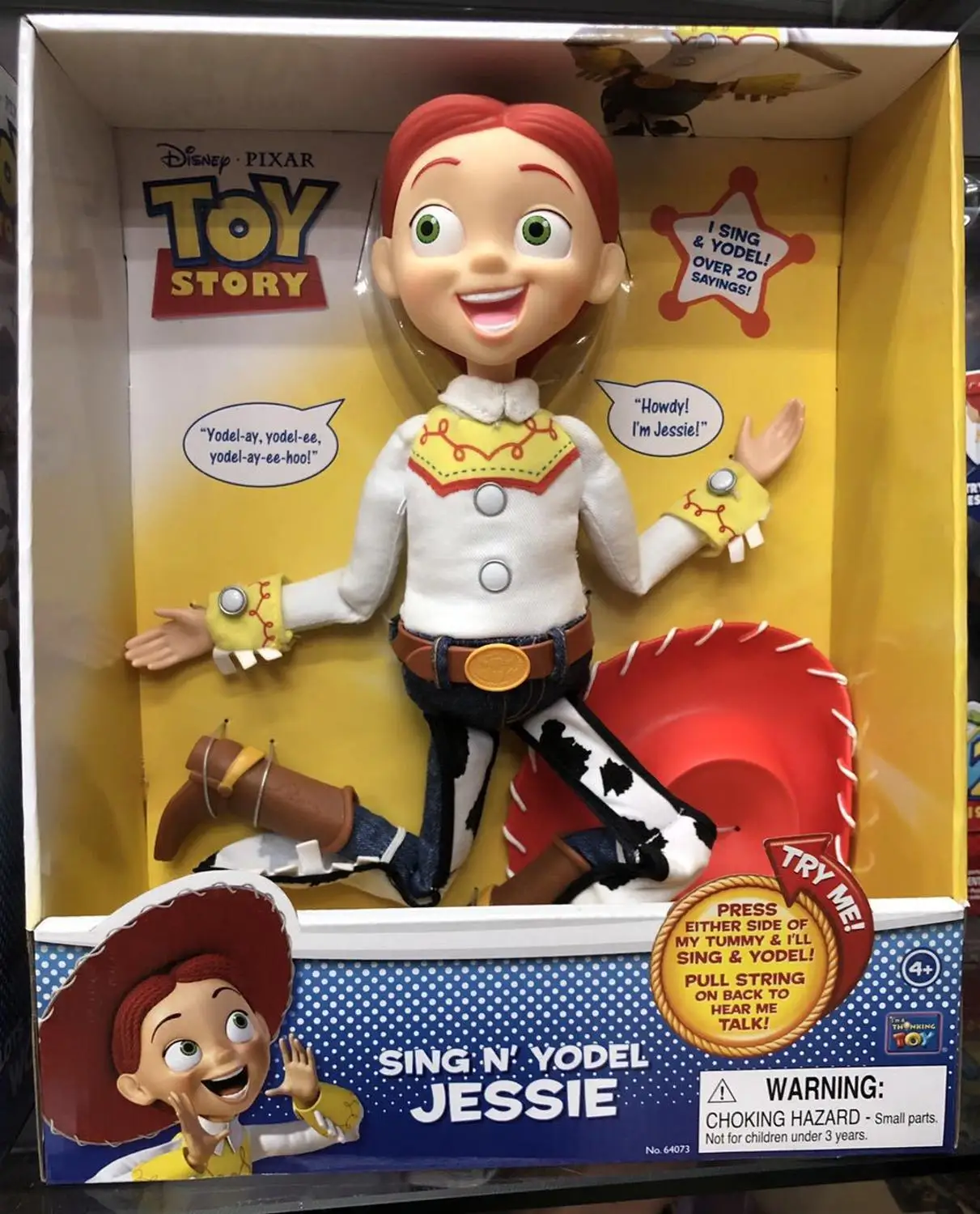 new jessie with box Дисней Pixar Toy Story 4 говорящие Вуди и Джесси Базз Лайтер Бо Пип кукла Фигурки Рождественский подарок модель игрушки для детей - Цвет: new jessie with box