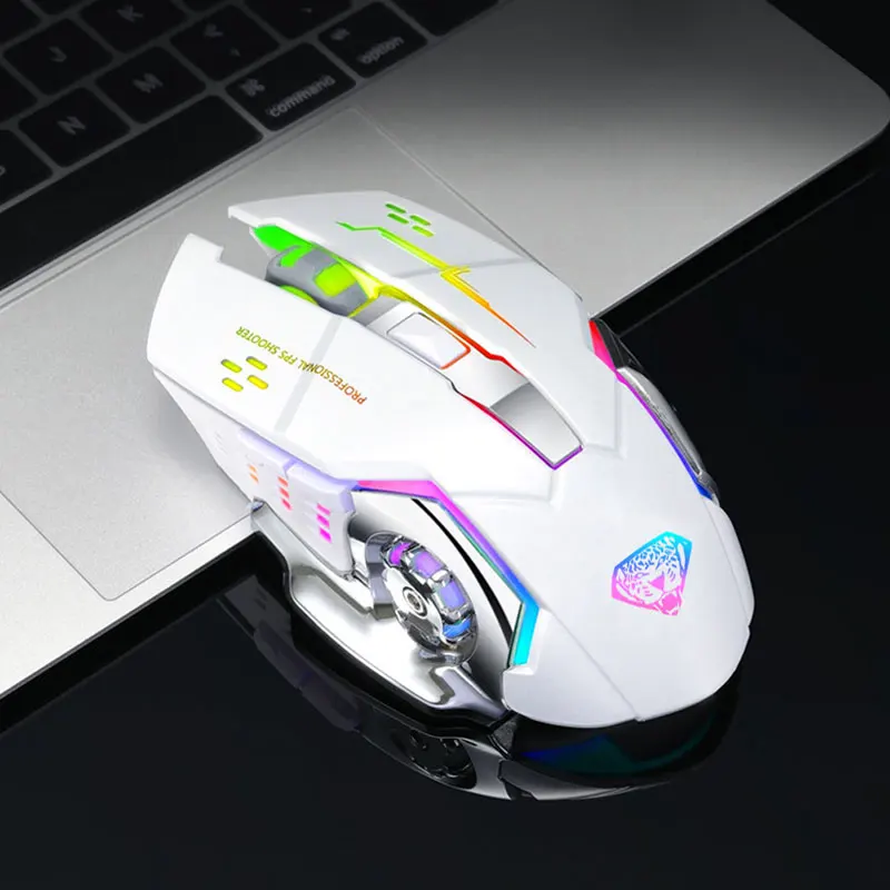 IceRay перезаряжаемая беспроводная мышь Slient Mute Click компьютерная игровая Встроенная