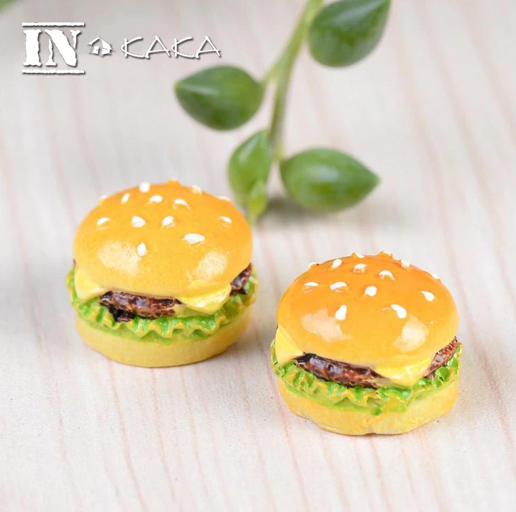 

Полимерная Мини искусственная еда гамбургер мини-Фея для дома садовая скульптура статуэтки, орнамент для декора миниатюрюры DIY аксессуары