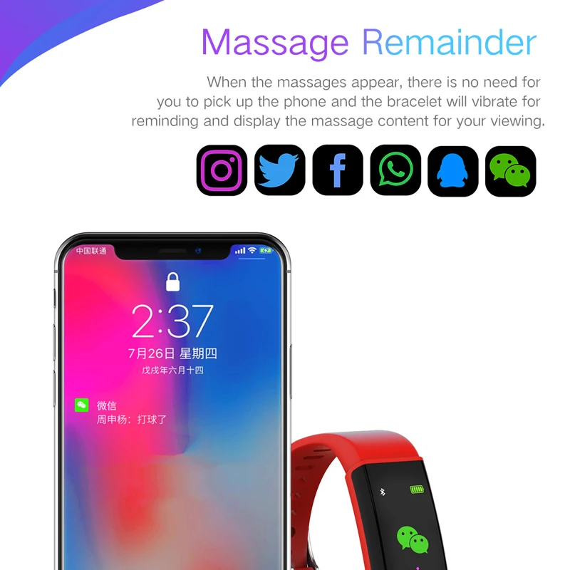 Bluetooth Смарт-часы детские часы OLED водонепроницаемый браслет цифровые