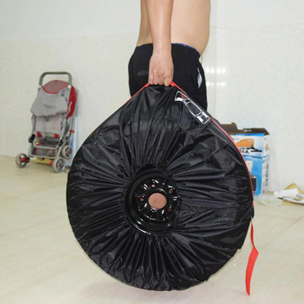 4 шт. чехол для запасных шин Ткань Оксфорд зимняя и летняя сумка хранения