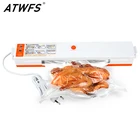 Вакуумный упаковщик ATWFS для пищевых продуктов, лучший кухонный упаковочный аппарат, вакуумный мини-контейнер с 15 пакетами
