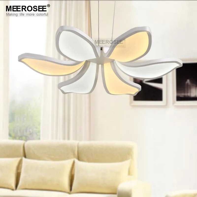 New Design LED Chandelier Light Flower Shape Acrylic Lamp For Living Room Dining Modern lamparas de techo | Лампы и освещение