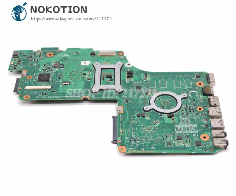 NOKOTION для Toshiba Satellite C50 C50-A материнская плата ноутбука V000325010 DB10FG-6050A2557401-MB-A02 HM76 DDR3 GT710M