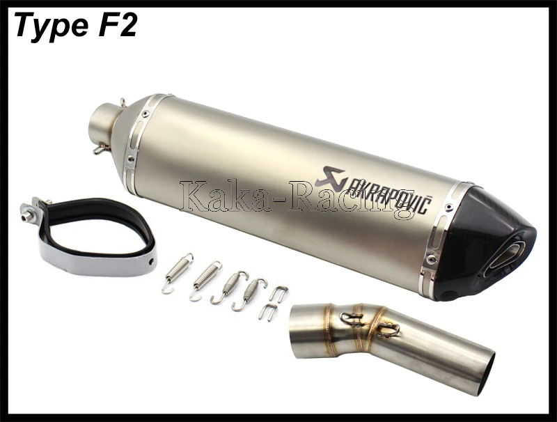Для BMW F650GS F700GS F800GS F800R akrapovic мотоцикл глушитель 570 мм скольжения на систему средней