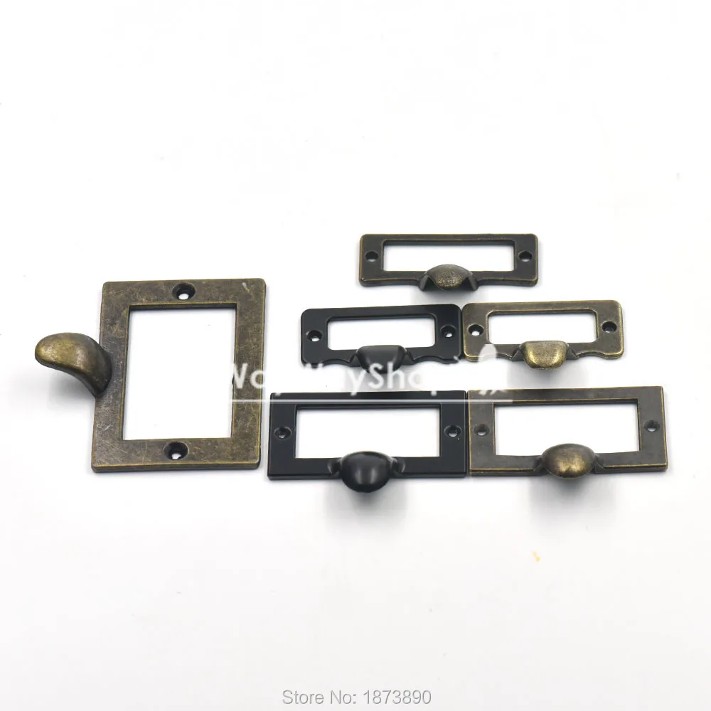 10 шт. домашний шкаф рамка ручка ярлык ящика тег Pull файл имя держатель карты с