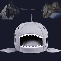 shark dog bed pet cat bed shark cats beds house for large medium small dogs pet beds puppy kennel pet shop chihuahua pets house