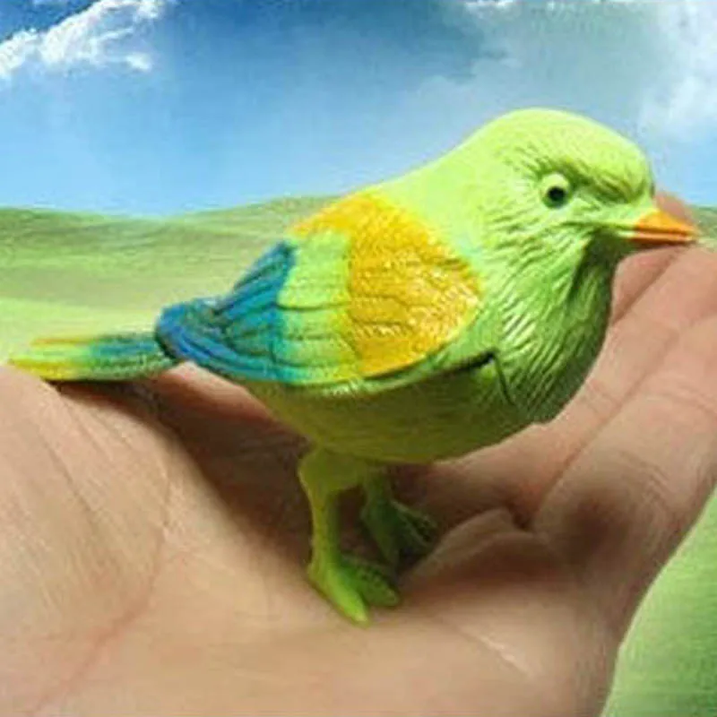 Фигурки домашний декор новинка детский подарок милая птица с голосовым