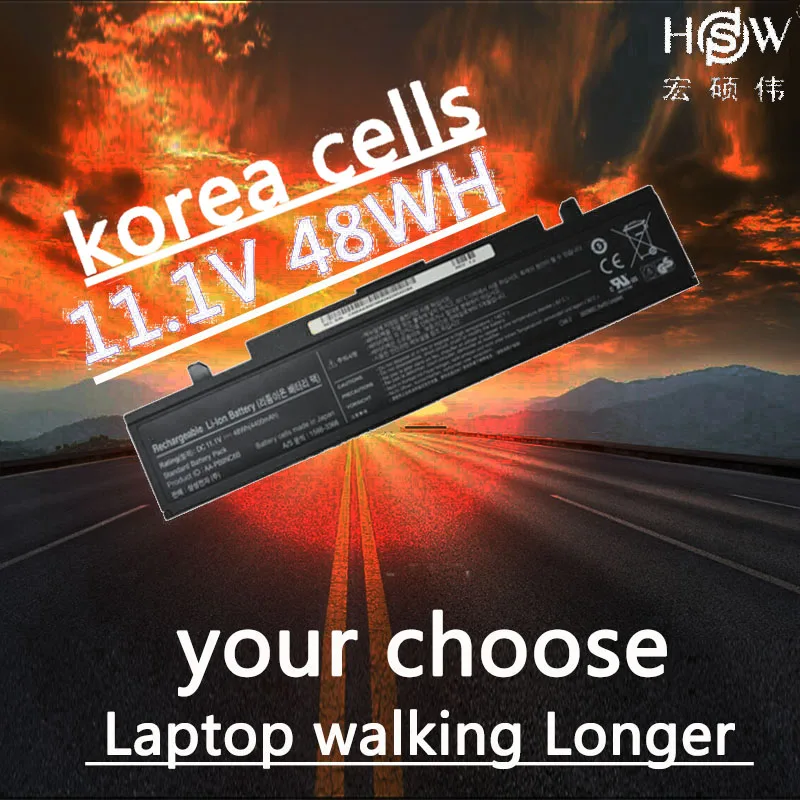 Аккумулятор для ноутбука HSW Samsung R478 R480 R500 R507 R517 R518 R519 R520 R522 R530 R540 R580 R590 R700 R718