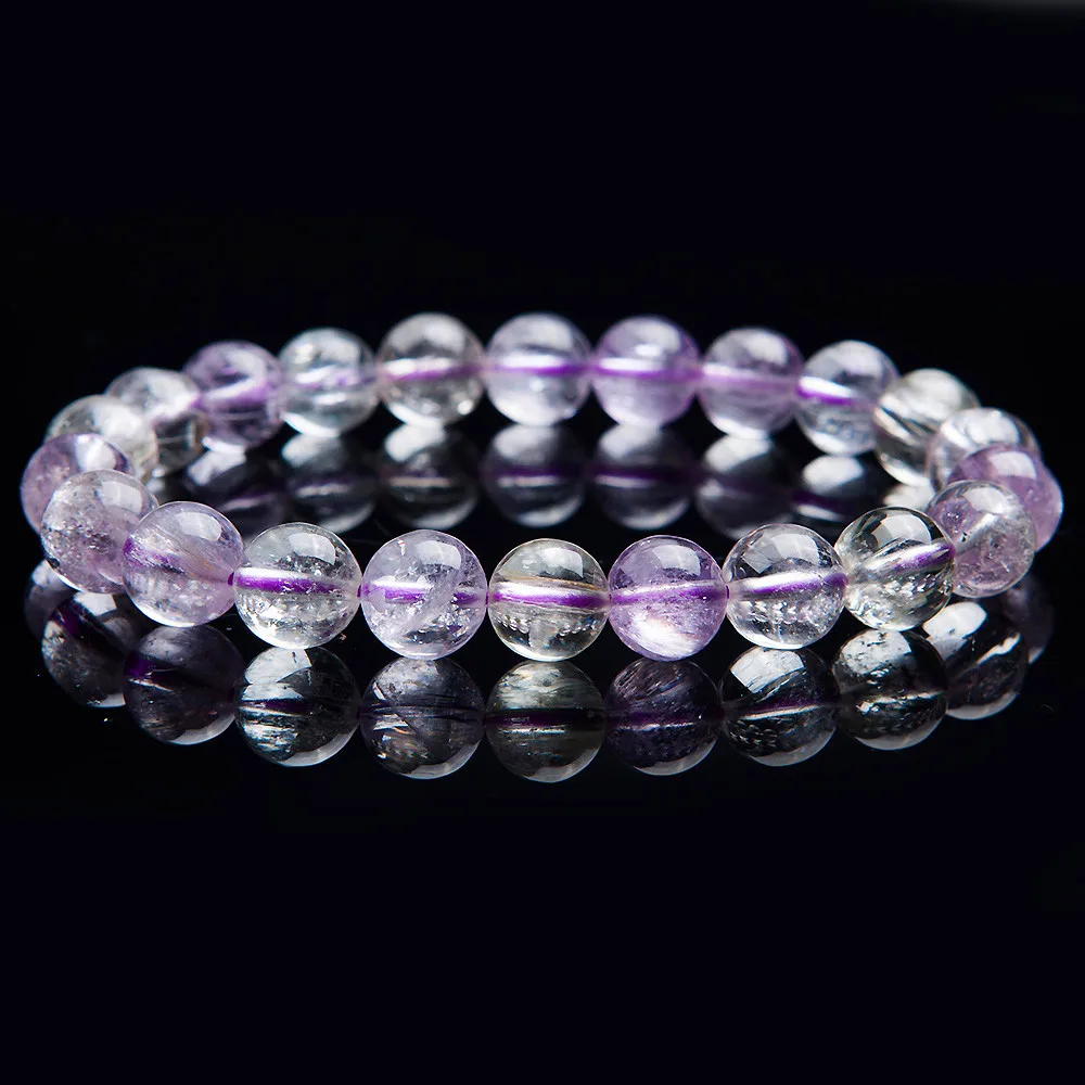 

Перевозкой груза свободного падения Женщины 9мм Подлинная природных драгоценных камней Фиолетовый Кунсайт кристаллического кварца круглы...