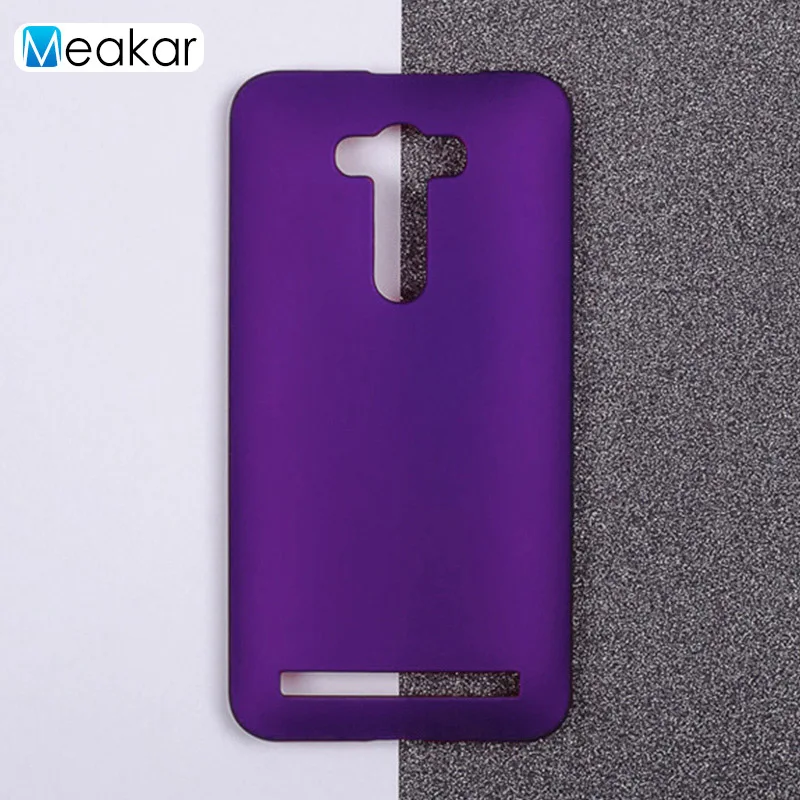 purple Матовая Пластик Coque 5.5For Asus Zenfone 2 Laser Ze550Kl чехол для Asus Zenfone 2 Laser Ze550Kl телефона чехол-лента на заднюю панель - Цвет: purple