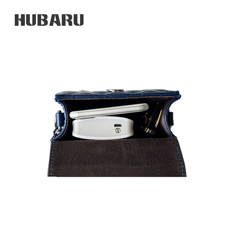 HUBARU Women Small Crossbody Bag Chains Belt Fashion Plaid &amp Badge Design Simple Flap Hasp Female Mini Messenger Girls | Багаж и сумки
