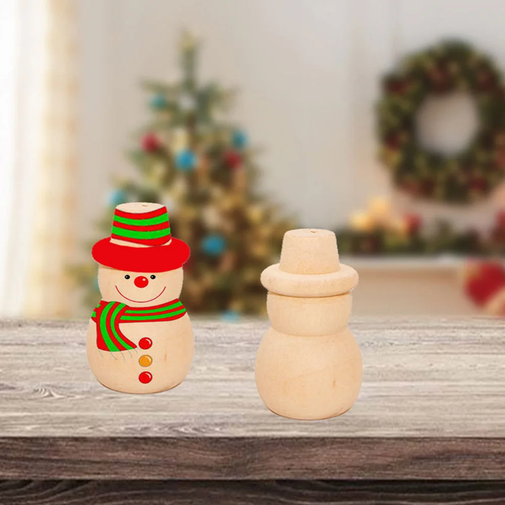 10 шт./компл. Незаконченные деревянные пустой DIY Семья люди колышки для кукол