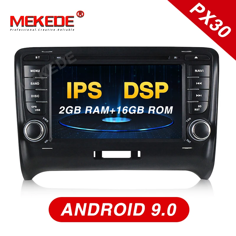 Мультимедийный плеер Mekede PX30 android 9 0 для Audi TT 2006 2012 с IPS экраном DSP 4g Wi Fi