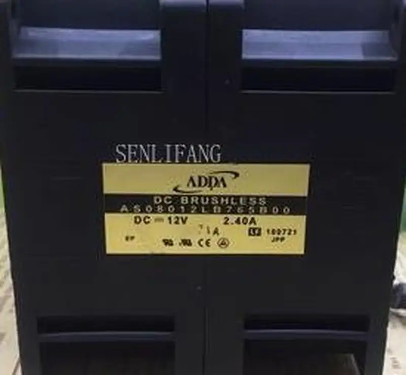 

AS08012LB765B00 Free Shipping for ADDA 8076 12V 2.40A 8CM Auto pressurized violent fan