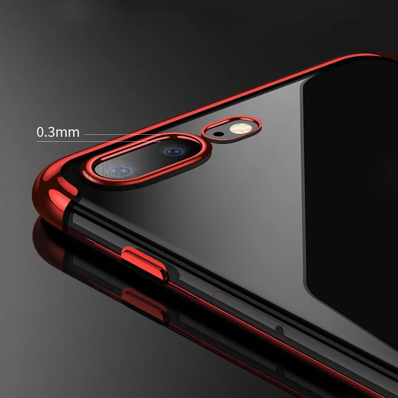 Soft Silicone Case on for Xiaomi 8 SE 5X A1 6X A2 pocophone F1 Luxury phone plating Clear TPU Cover Redmi 4X Note 5A |