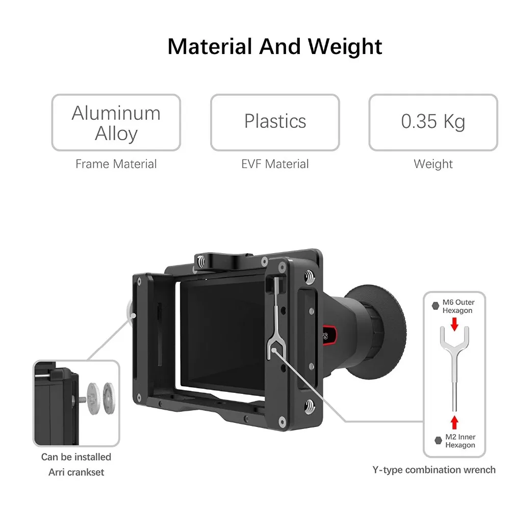 Клетка для монитора PortKeys 501S " с видоискателем комплект для монитора Portkeys LH5 HDR